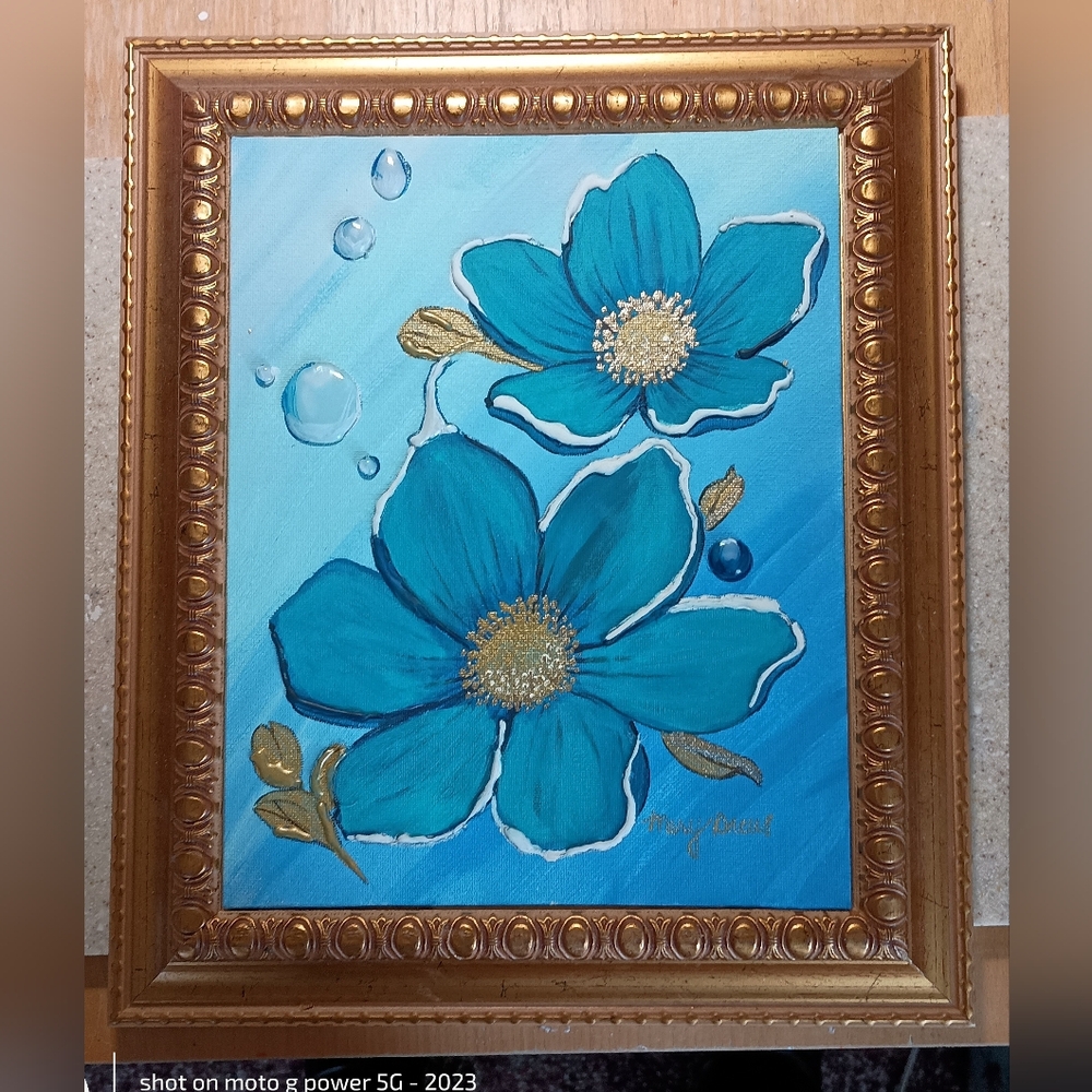 Teal Blooms